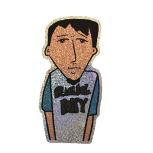 Posi Sticker - Peaceful Poppy Holographic Glitter